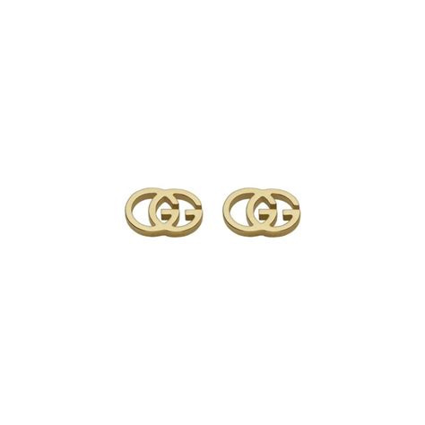 orecchini gucci oro filetto|Orecchini in oro 18 carati GG Tissue GUCCI da donna .